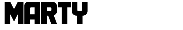Marty font preview